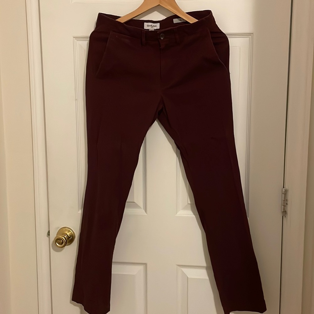 Goodfellow & Co burgundy chinos